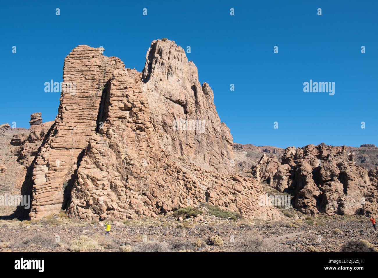 Parco Nazionale del Teide Tenerife formazione rocciosa caratteristica Foto Stock