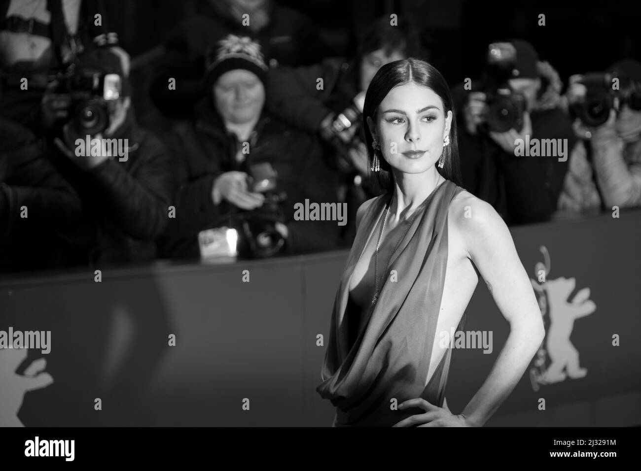 Lena Meyer-Landrut - Premiere des Spielfilms " 3 giorni in Quiberon/ 3 Tage in Quiberon', Berlinale 2018, 18. Februar 2018, Berlino. Foto Stock