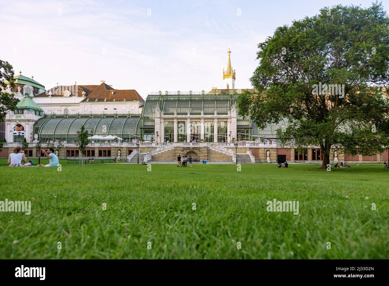 Vienna, Burggarten, Palm House Foto Stock