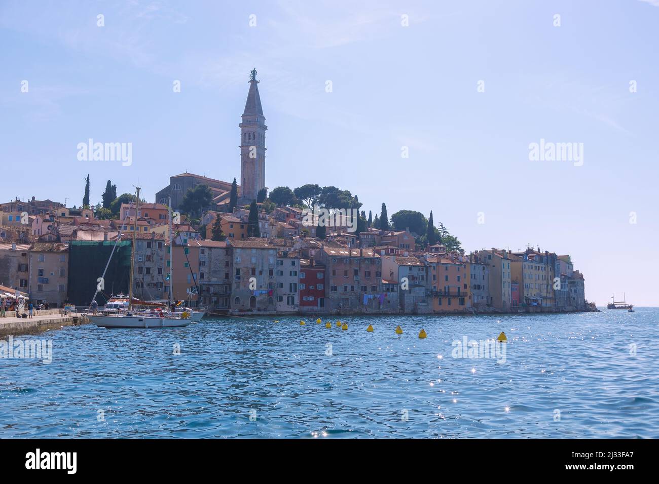 Rovigno, old town Foto Stock