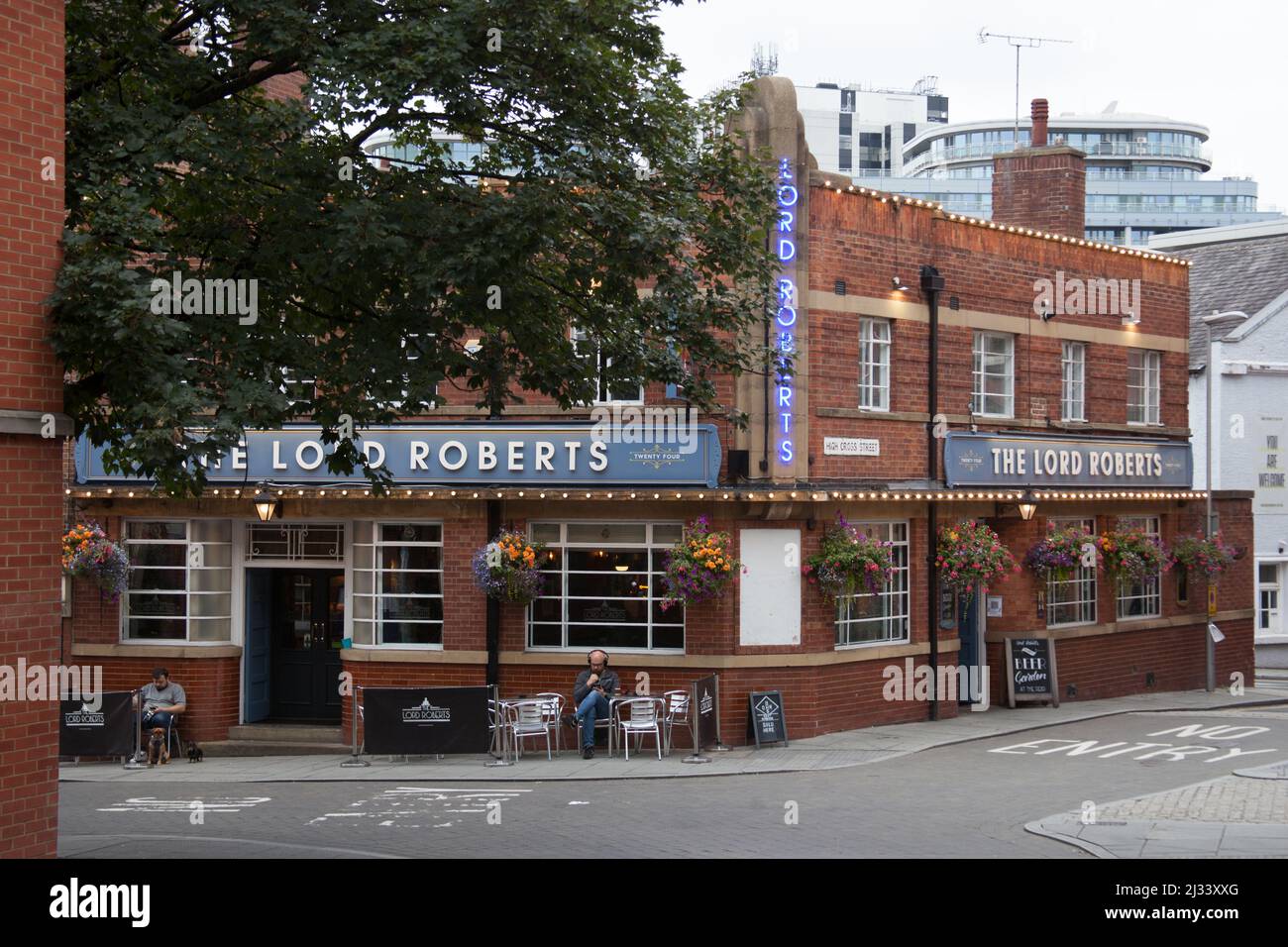 Il Lord Roberts Pub su Broad Street a Nottingham, nel Regno Unito Foto Stock