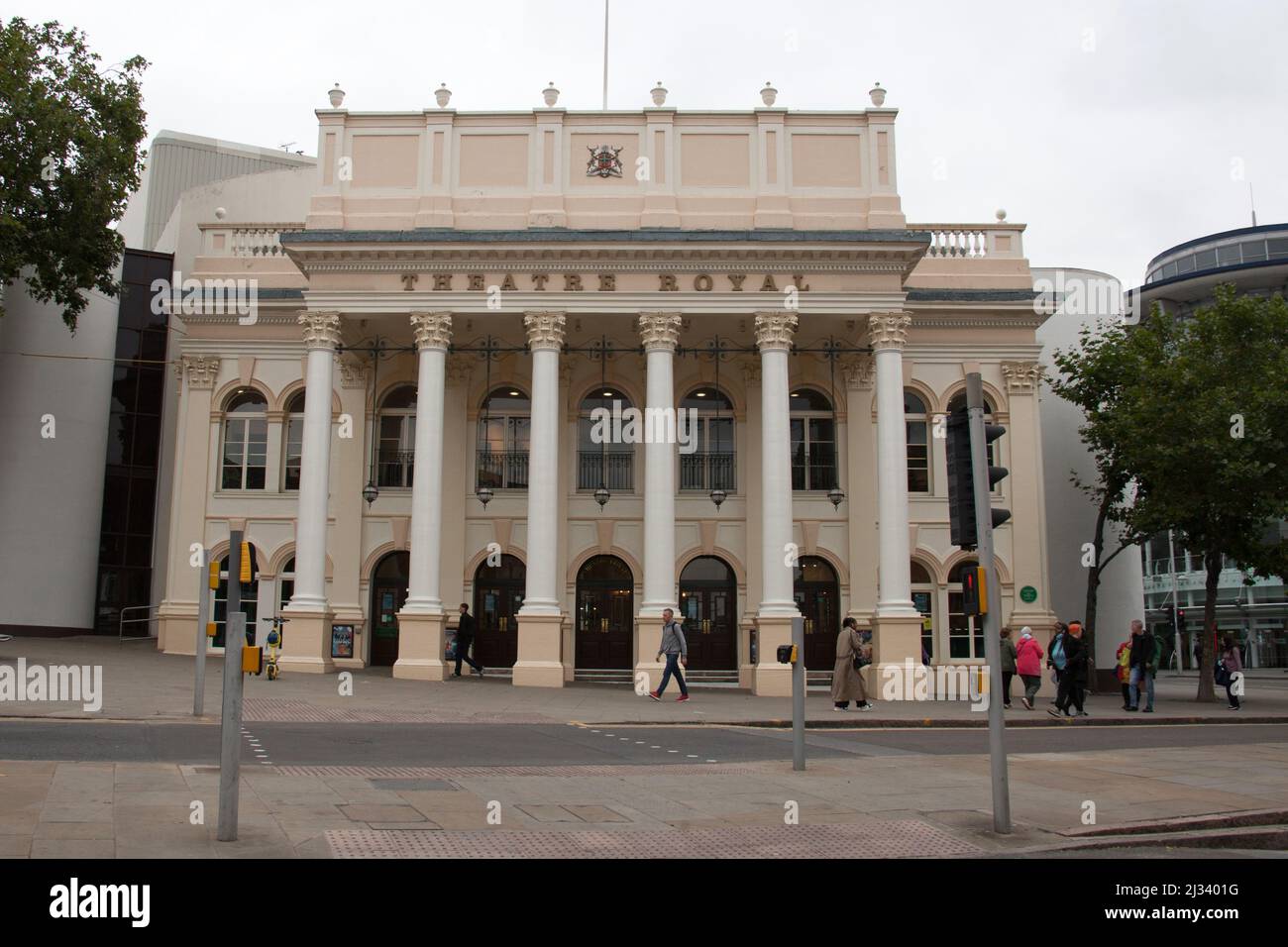 L'edificio Theatre Royal a Nottingham, nel Regno Unito Foto Stock