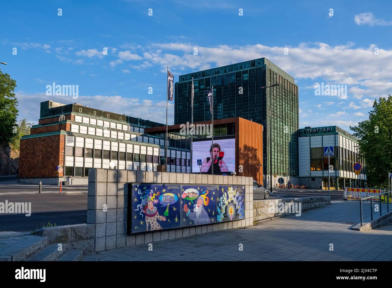 Teatro Turku, Finlandia Foto Stock