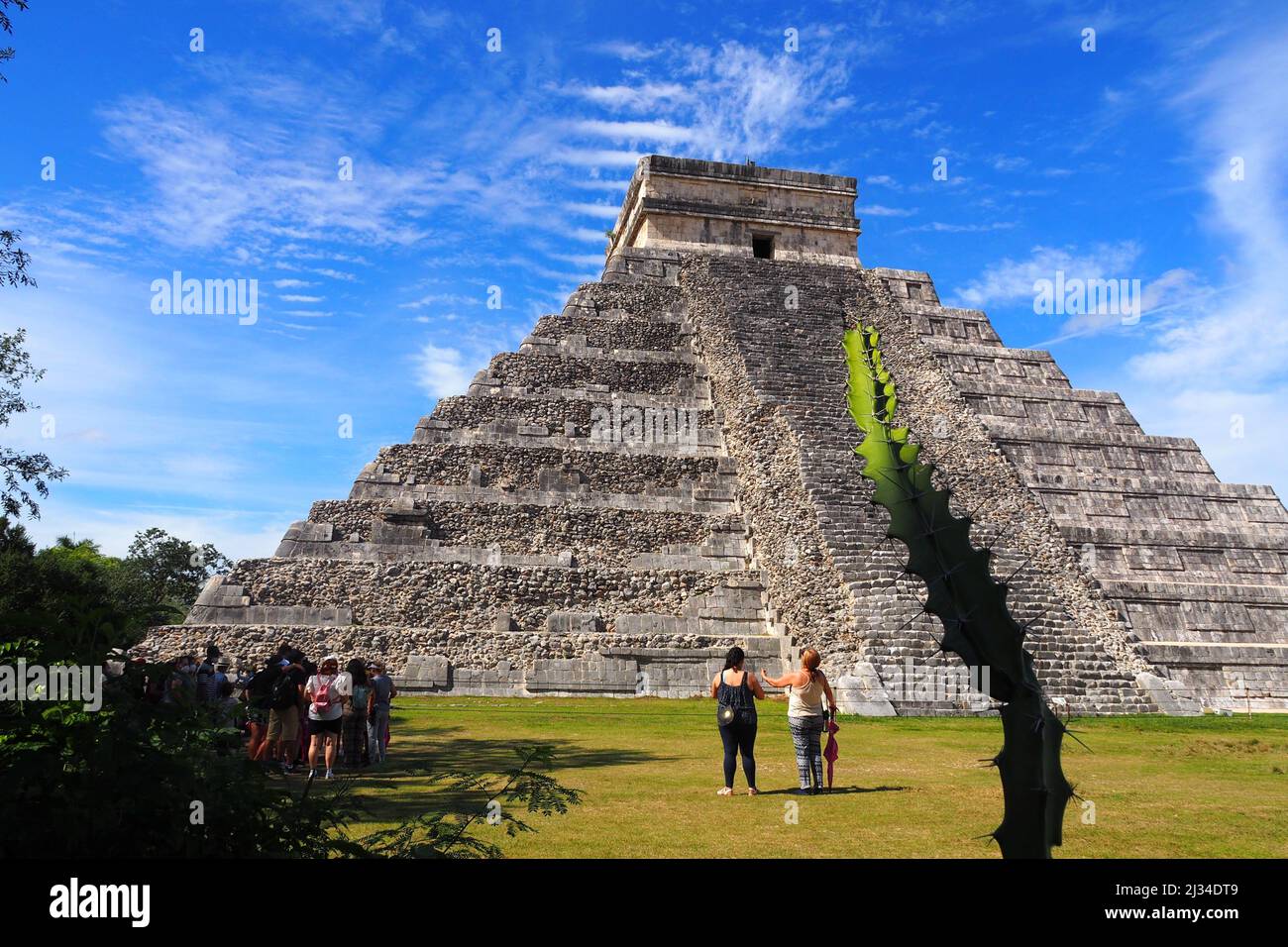 Chichen Itza Mayan sito, Yucatan, Messico Foto Stock