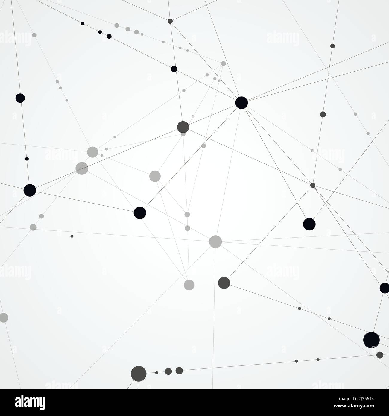 Background vettoriale con background molecolare astratto per ricerca medica, relazioni, presentazioni scientifiche Illustrazione Vettoriale