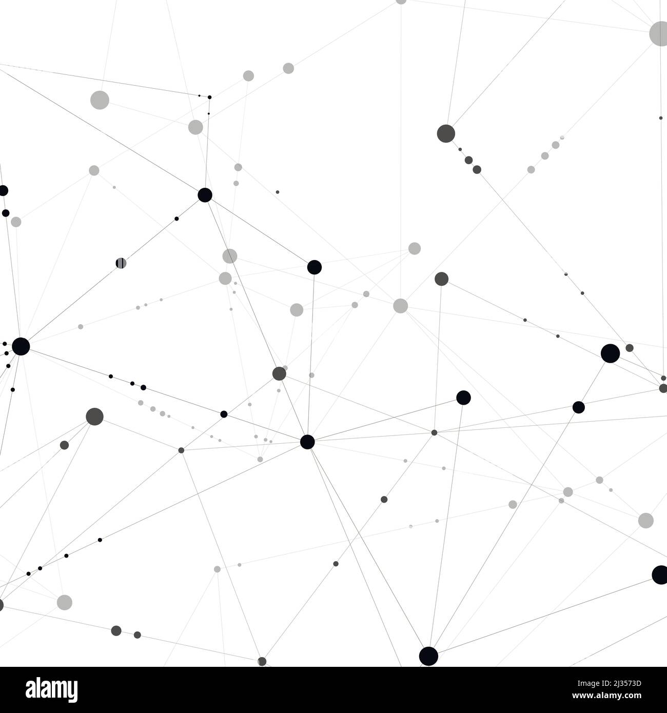 Background vettoriale con background molecolare astratto per ricerca medica, relazioni, presentazioni scientifiche Illustrazione Vettoriale