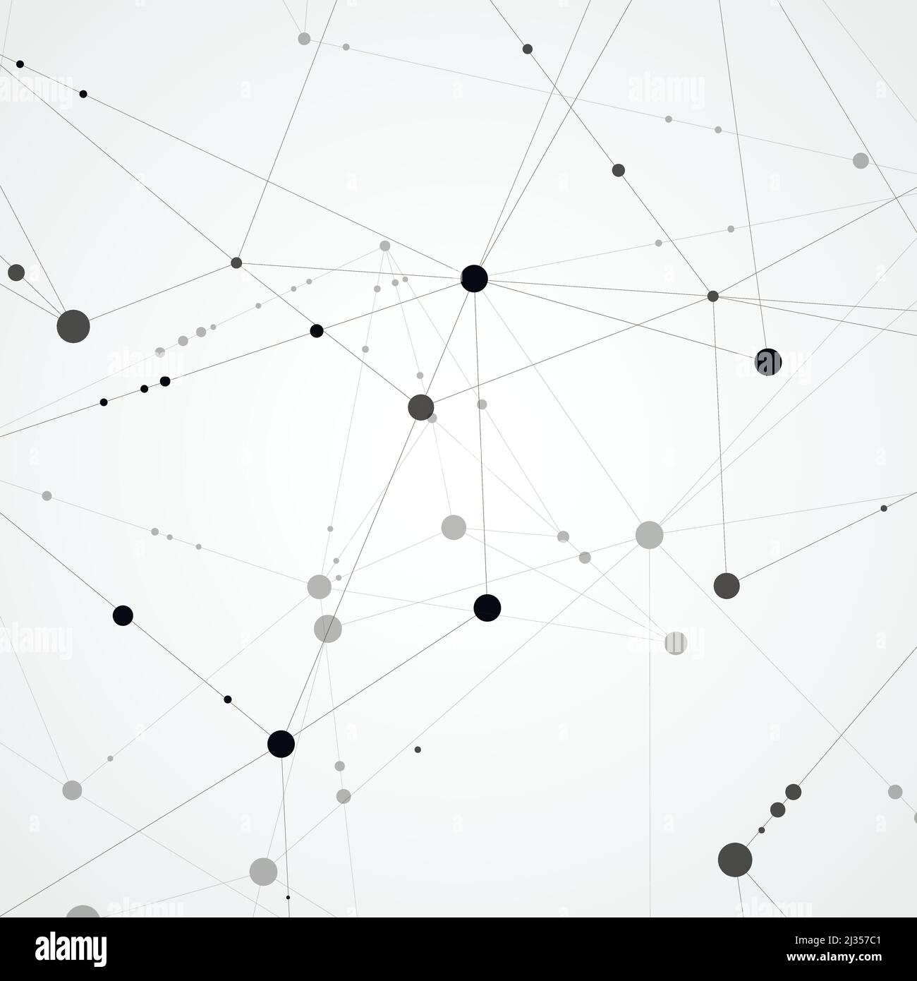 Background vettoriale con background molecolare astratto per ricerca medica, relazioni, presentazioni scientifiche Illustrazione Vettoriale