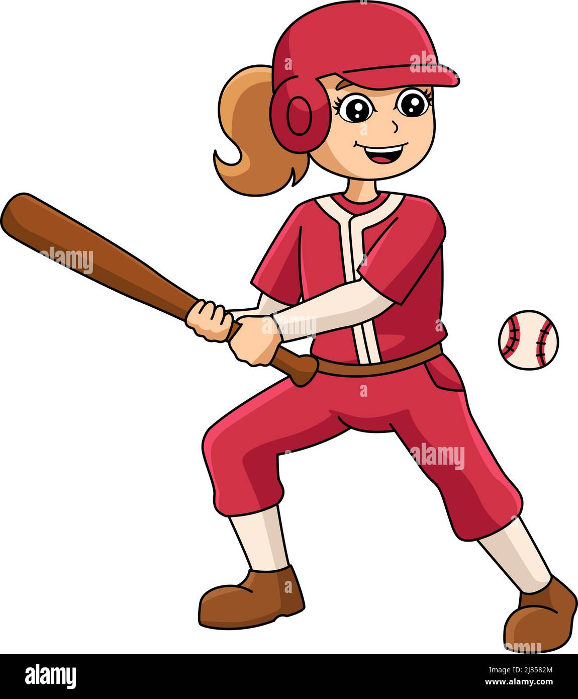 giocando a baseball clipart