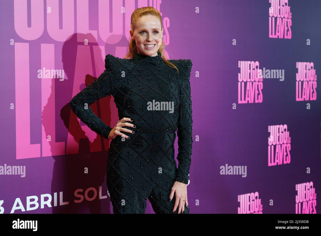 Madrid, Spagna. 05th Apr 2022. María Castro ha visto durante la fotocall per la prima del film "il gioco delle chiavi" (El juego de las llaves) al cinema Capitol di Madrid. Credit: SOPA Images Limited/Alamy Live News Foto Stock