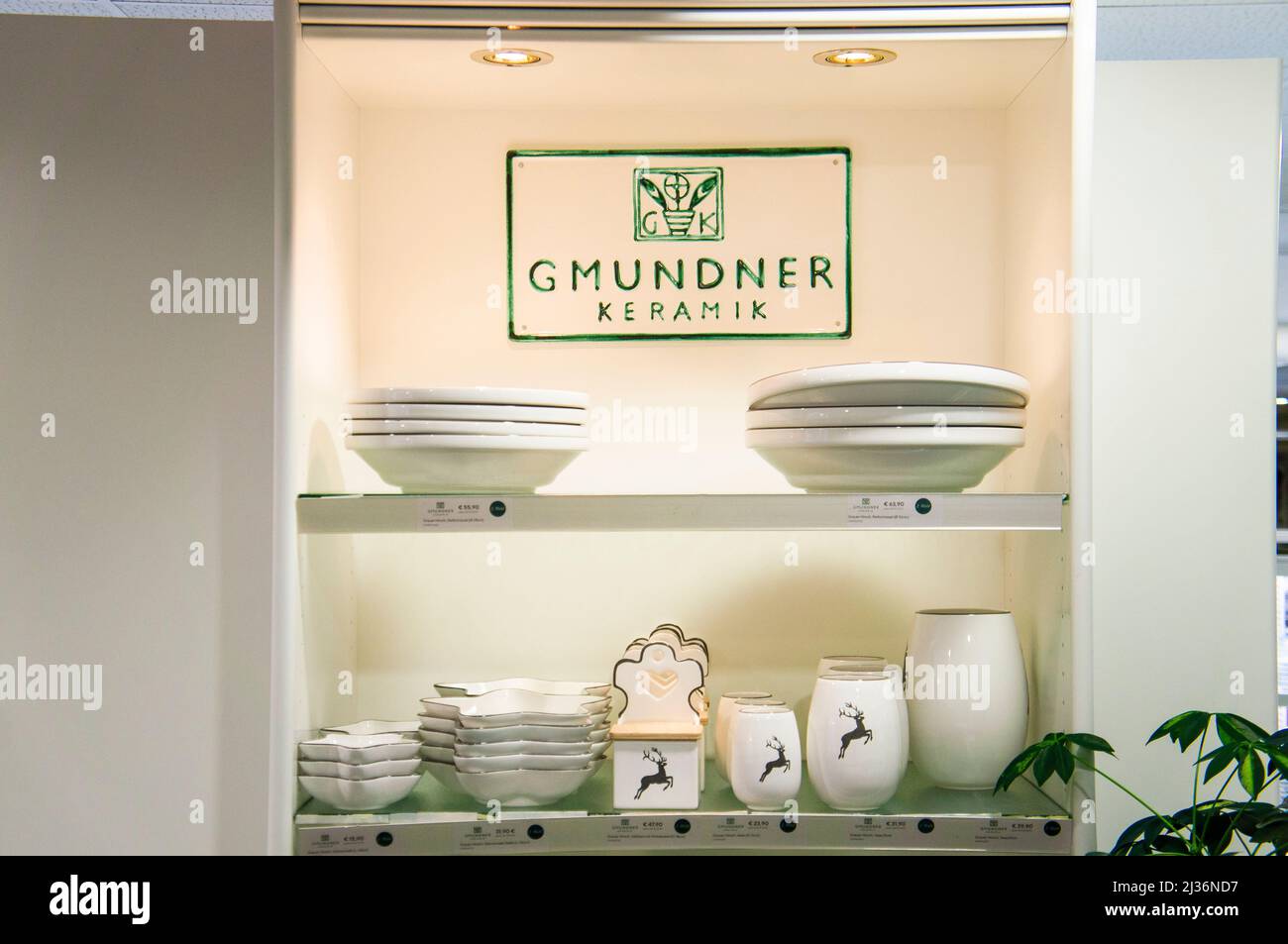 GMUNDNER KERAMIK Tazza di Cereali | capienza : 0.2 litro | Lago Traunsee | Stoviglie Prodotte artigianalmente in Austria