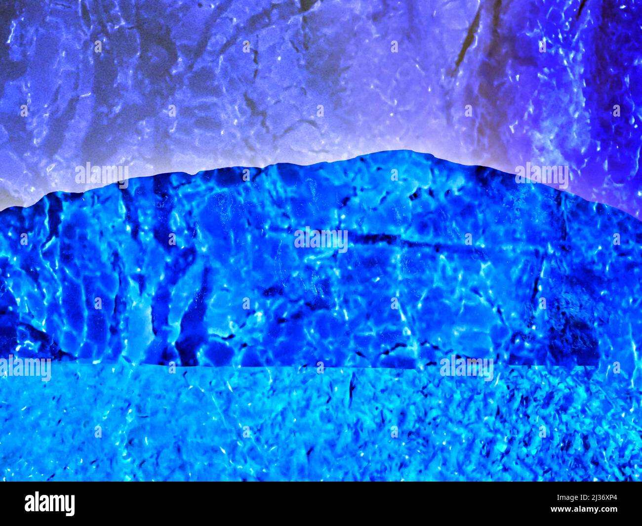 Astratta montagna blu. Foto Stock