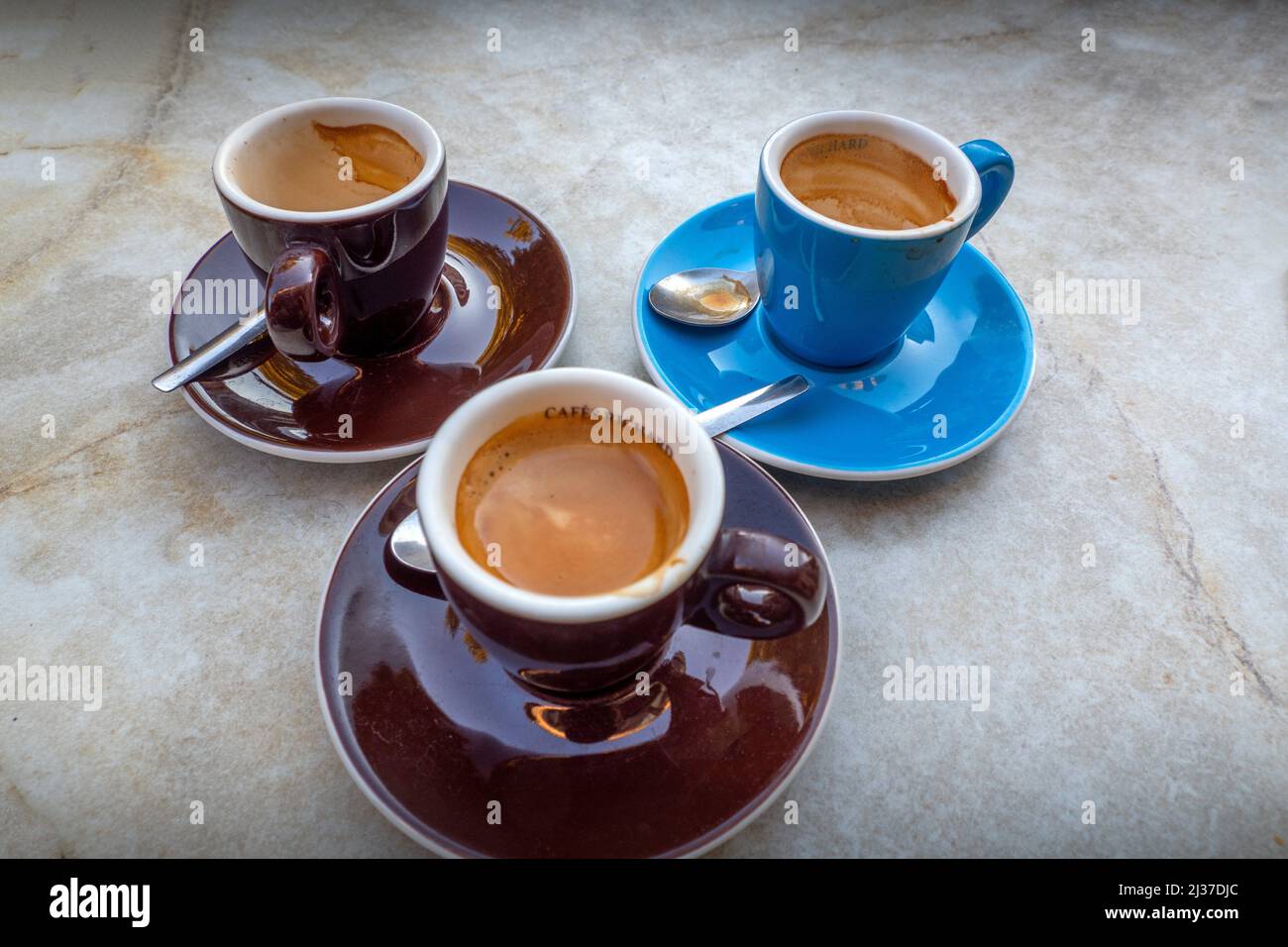 Caffè. Espresso= Foto Stock