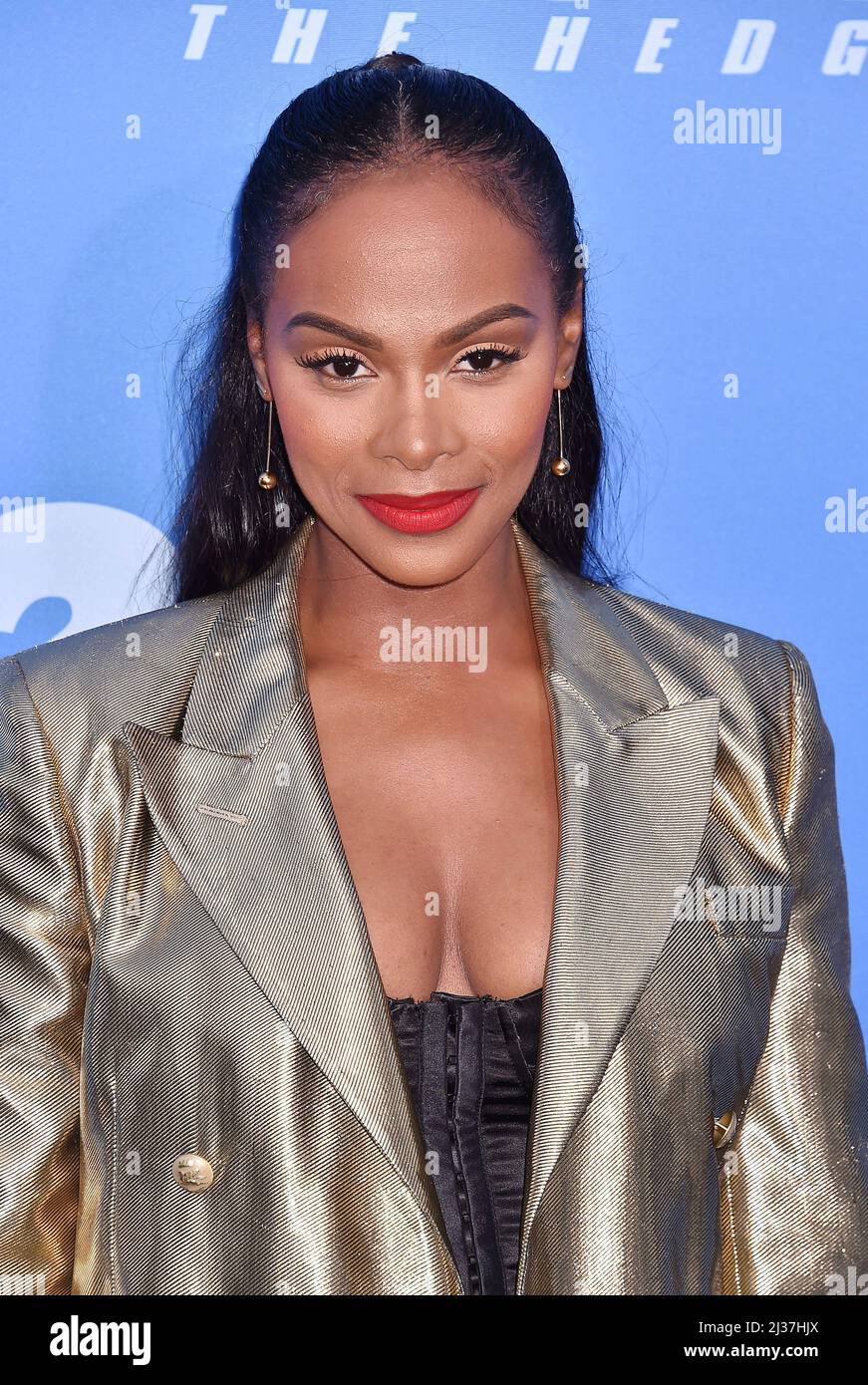 Los Angeles, CA. 05th Apr 2022. Tika Sumpter partecipa alla prima proiezione di Los Angeles di "Sonic the Hedgehog 2" al Regency Village Theatre il 05 aprile 2022 a Los Angeles, California. Credit: Jeffrey Mayer/JTM Photos/Media Punch/Alamy Live News Foto Stock