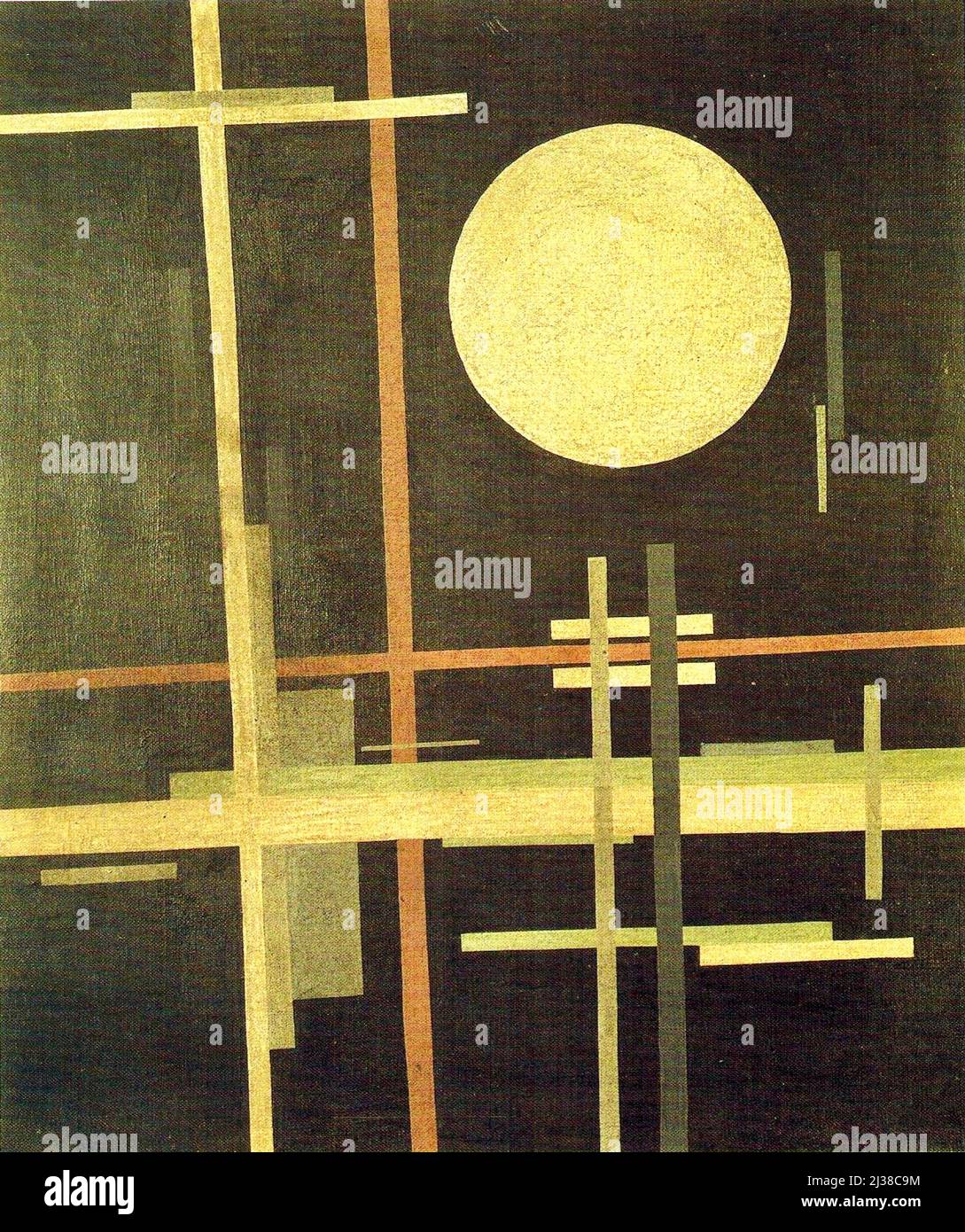 Ilya Chashnik - composizione Suprematista - 1924 - 1925 Foto Stock