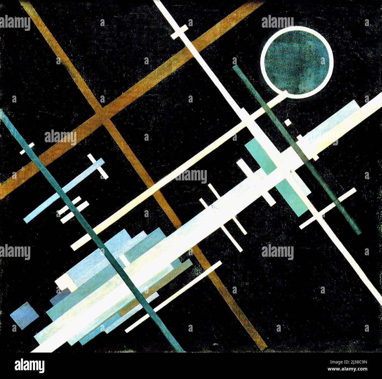 Ilya Chashnik - composizione Suprematista - 1925 - 1926 Foto Stock