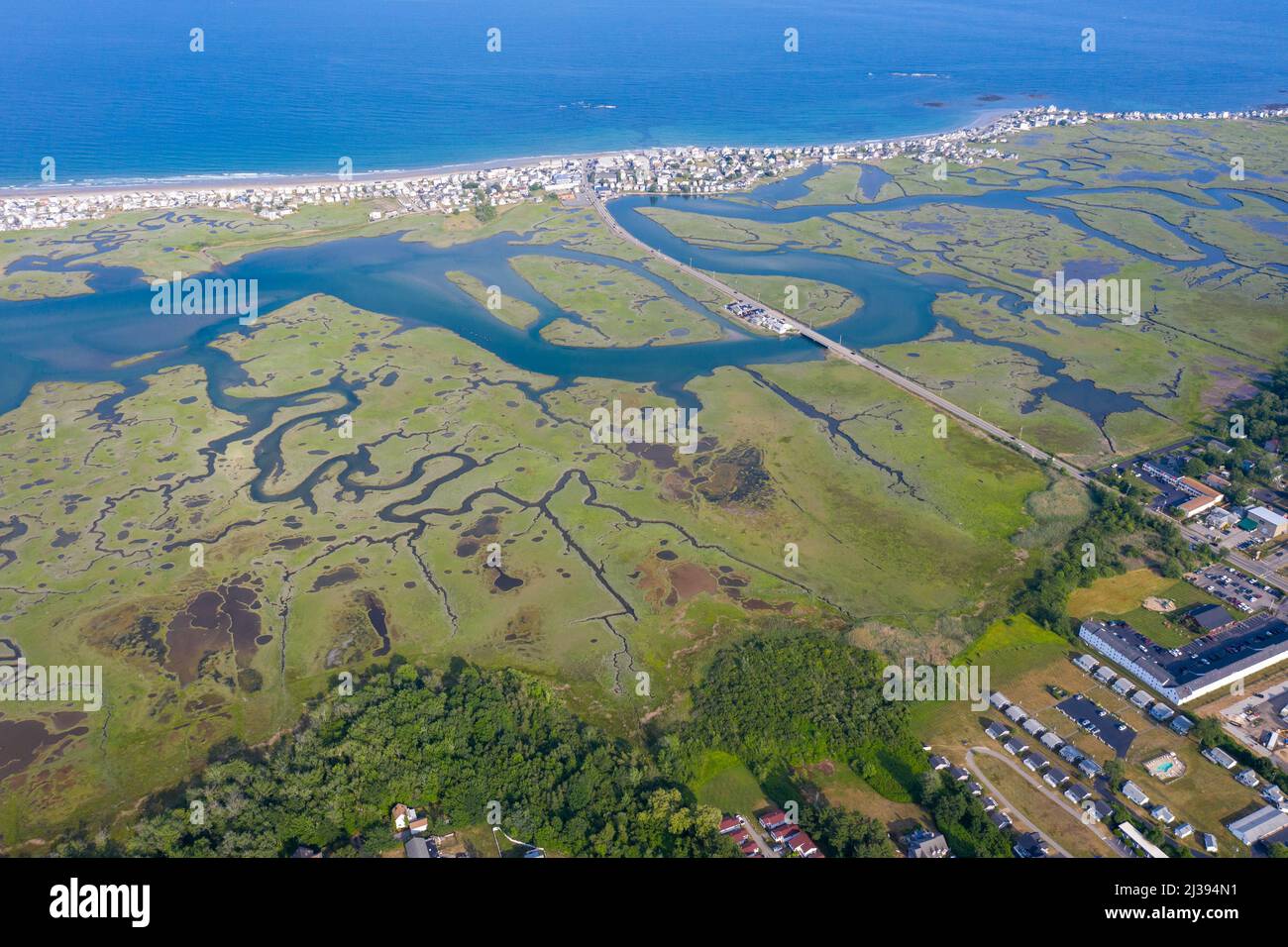Wells National estuarine Research Reserve, Wells, ME, USA Foto Stock