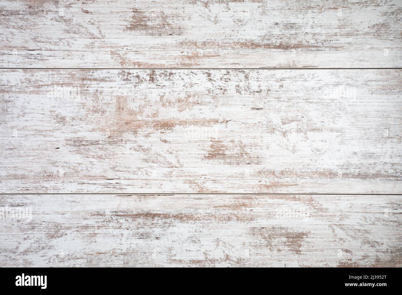 Bianco Weathered Farmhouse legno texture sfondo Foto Stock