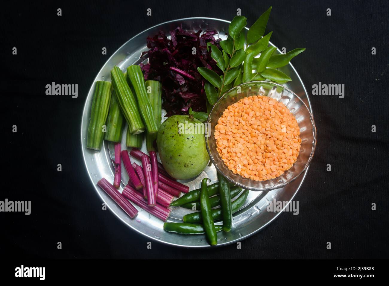 Le immagini verdi masoor dal alamy contengono immagini Foto Stock