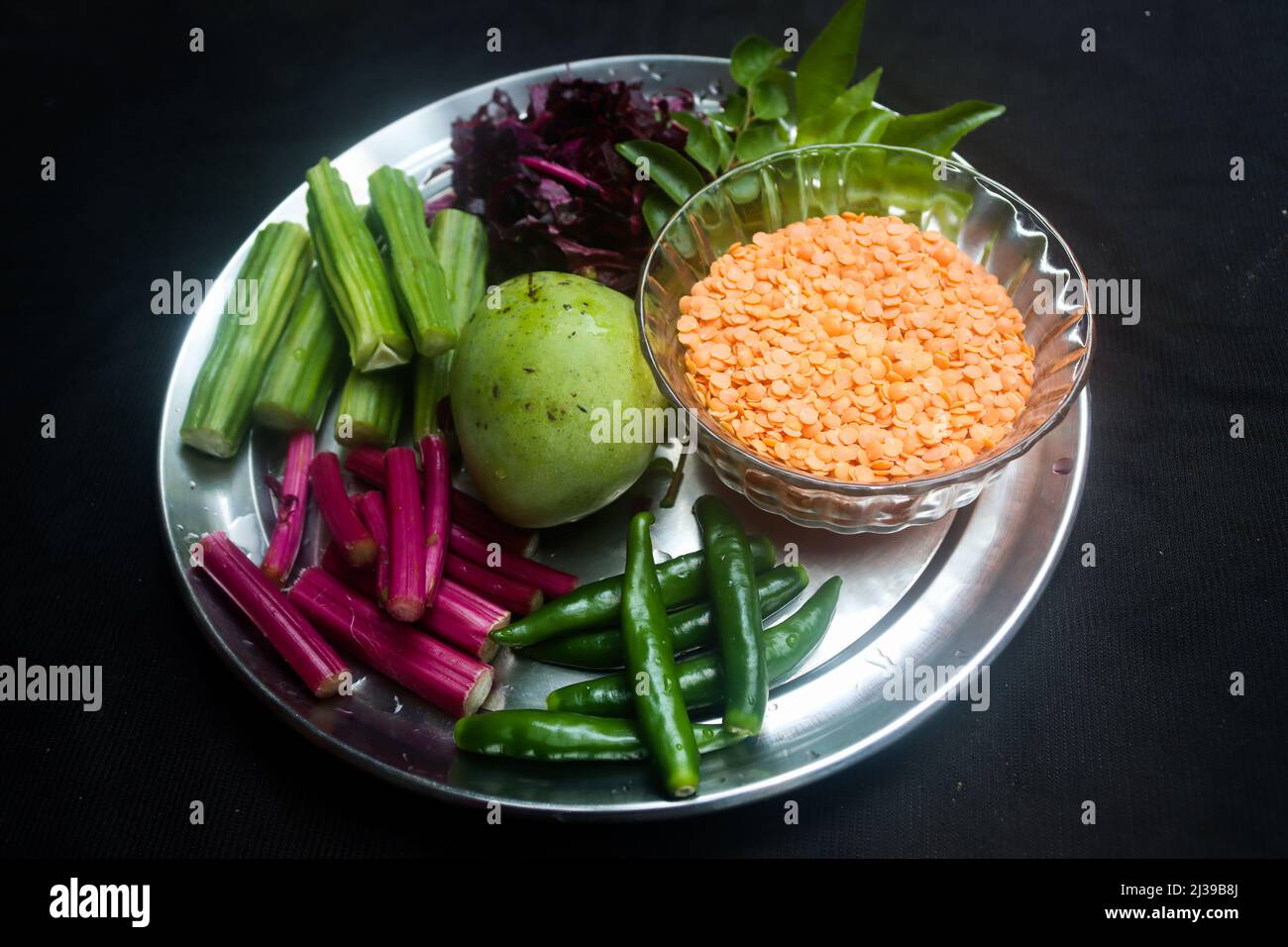 Le immagini verdi masoor dal alamy contengono immagini Foto Stock