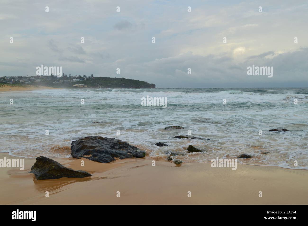 South Curl Curl Beach a Sydney, Australia Foto Stock