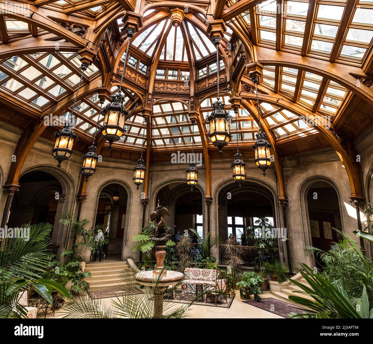 The Garden Room - Biltmore House, Asheville North Carolina, Stati Uniti. Foto Stock