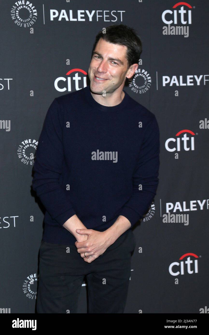 Los Angeles, California. 6th Apr 2022. Max Greenfield agli arrivi per I FANTASMI E IL QUARTIERE di PaleyFest LA 2022, Dolby Theatre, Los Angeles, CA 6 aprile 2022. Credit: Priscilla Grant/Everett Collection/Alamy Live News Foto Stock