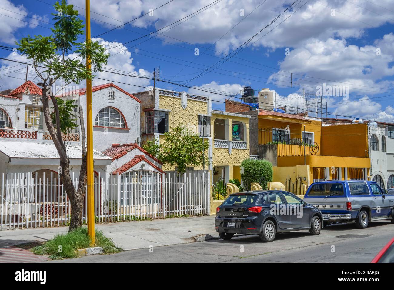 Edifici residenziali, Città Nuova, Aguascalientes, Messico Foto Stock