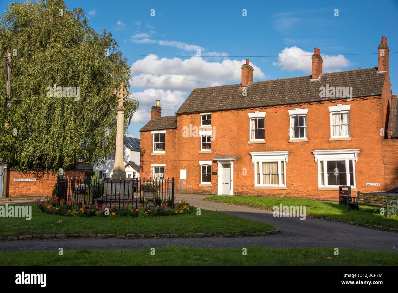 The Green, North Kilworth, Leicestershire, Regno Unito Foto Stock