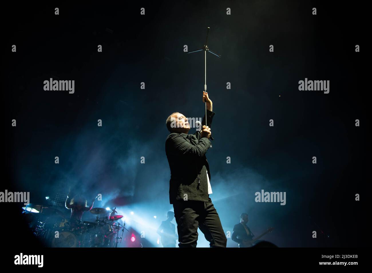 Simple Minds all'OVO Hydro Glasgow 6th aprile 2022 Foto Stock