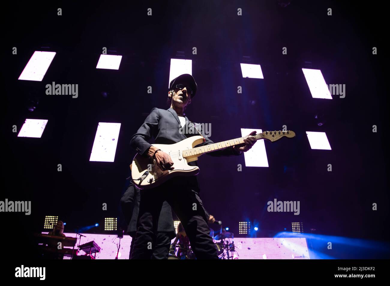 Simple Minds all'OVO Hydro Glasgow 6th aprile 2022 Foto Stock