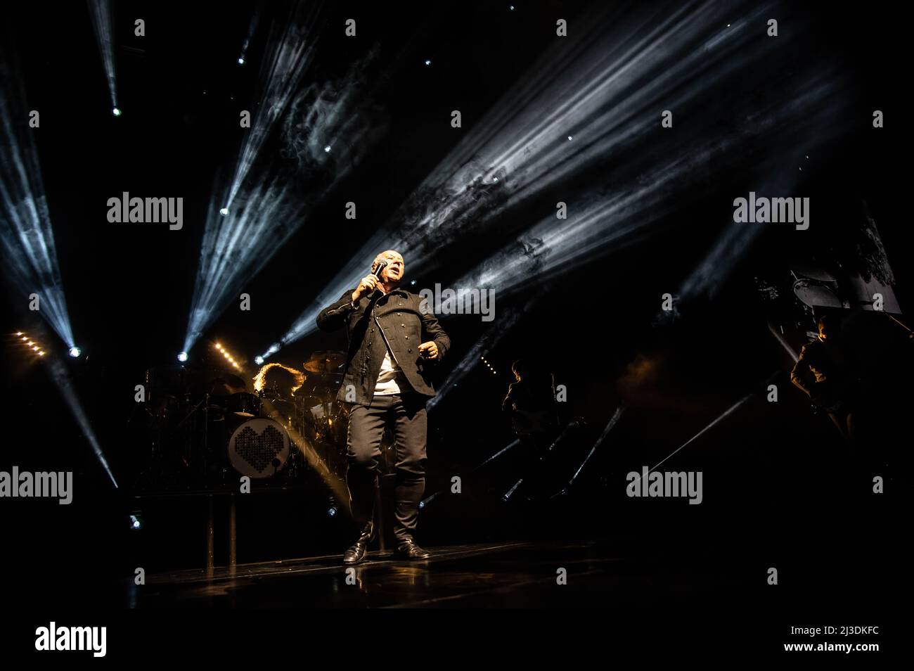 Simple Minds all'OVO Hydro Glasgow 6th aprile 2022 Foto Stock