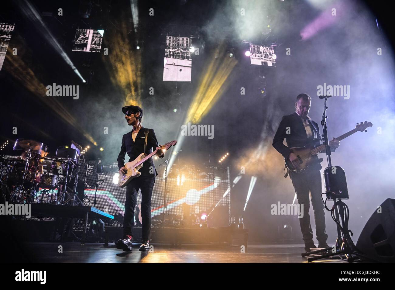 Simple Minds all'OVO Hydro Glasgow 6th aprile 2022 Foto Stock