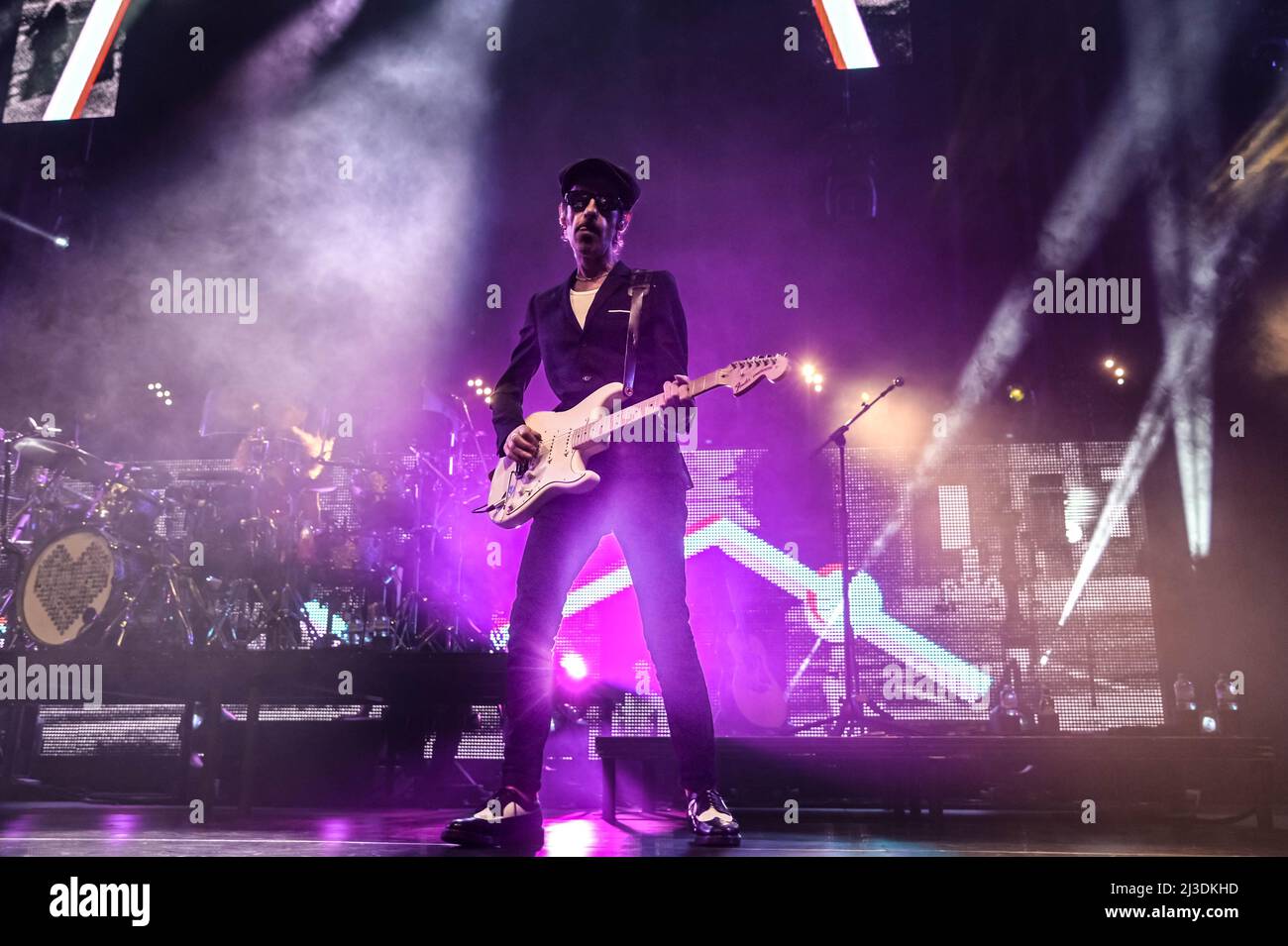 Simple Minds all'OVO Hydro Glasgow 6th aprile 2022 Foto Stock