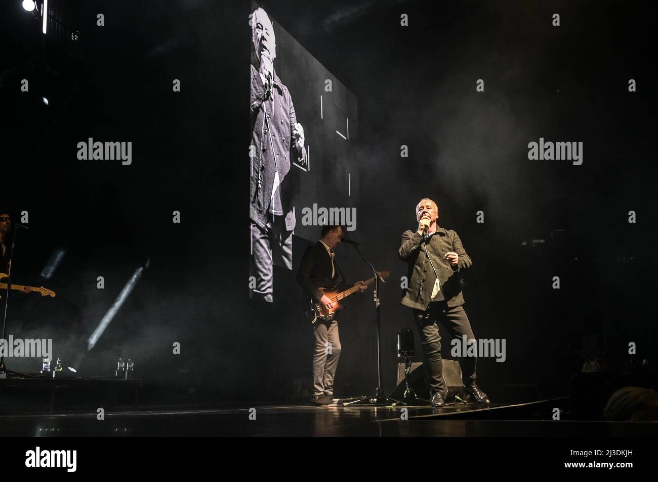 Simple Minds all'OVO Hydro Glasgow 6th aprile 2022 Foto Stock