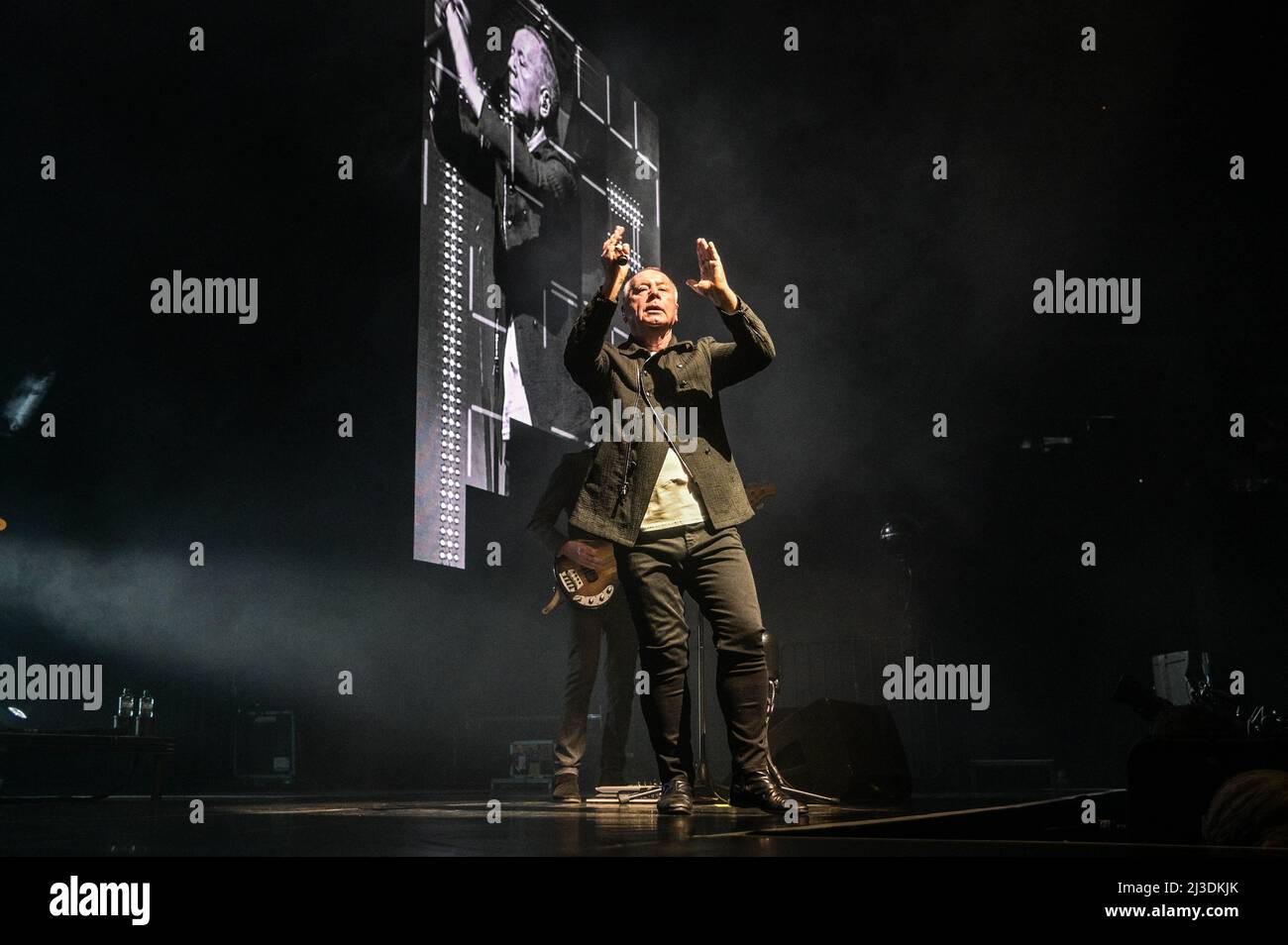 Simple Minds all'OVO Hydro Glasgow 6th aprile 2022 Foto Stock