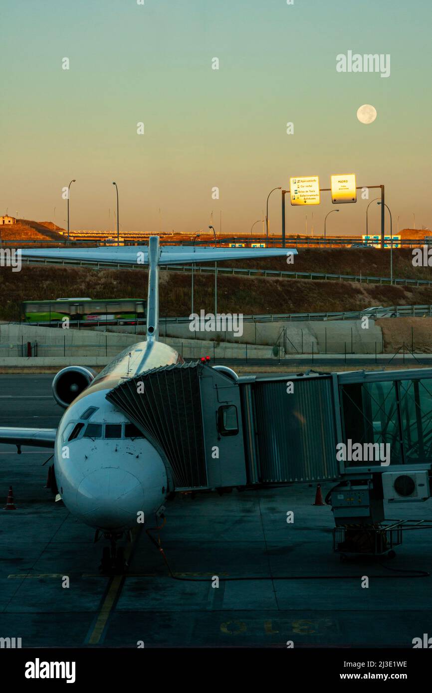 Aeroporto di Barajas Foto Stock