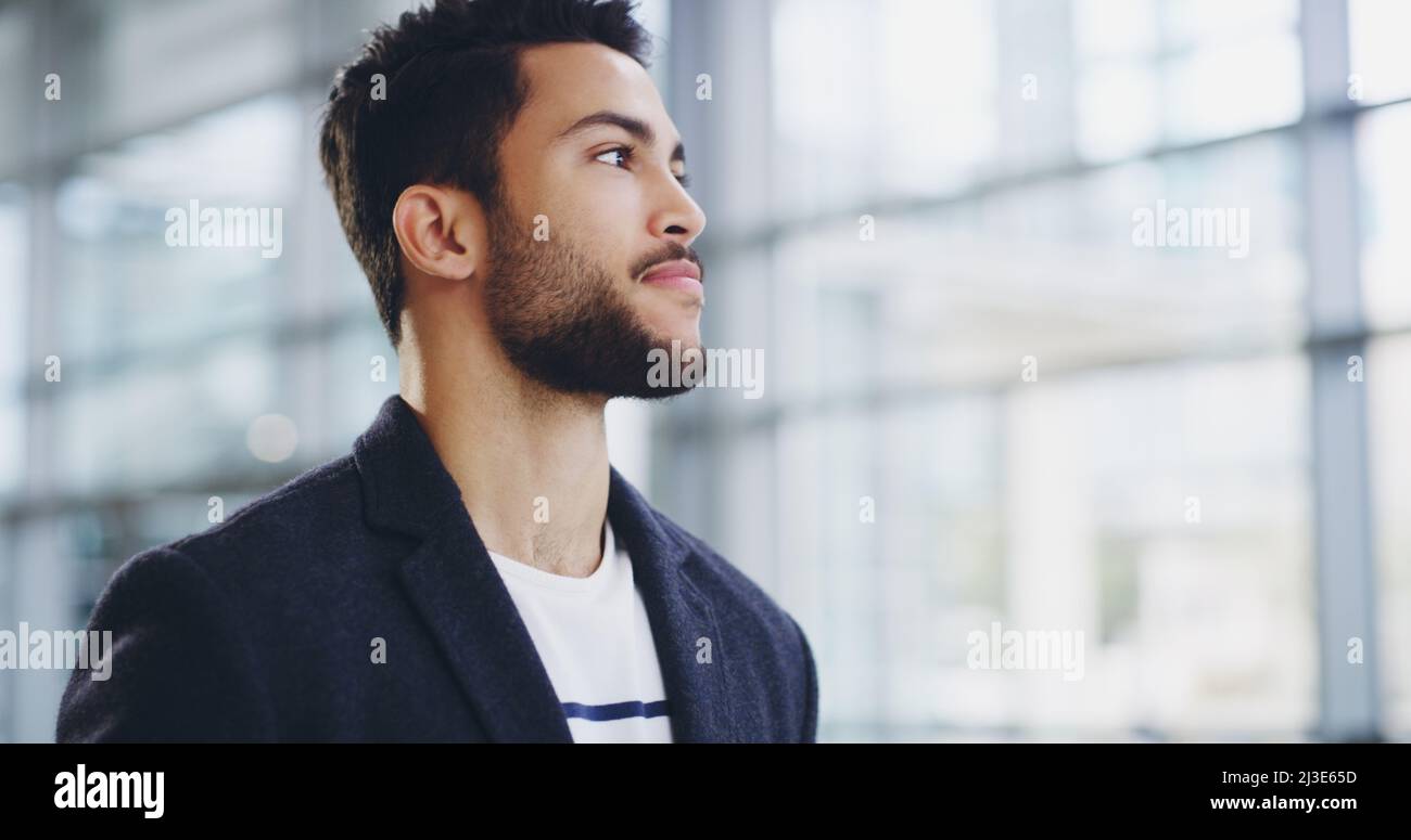 Tenendo gli occhi ben saldi sul premio Foto Stock