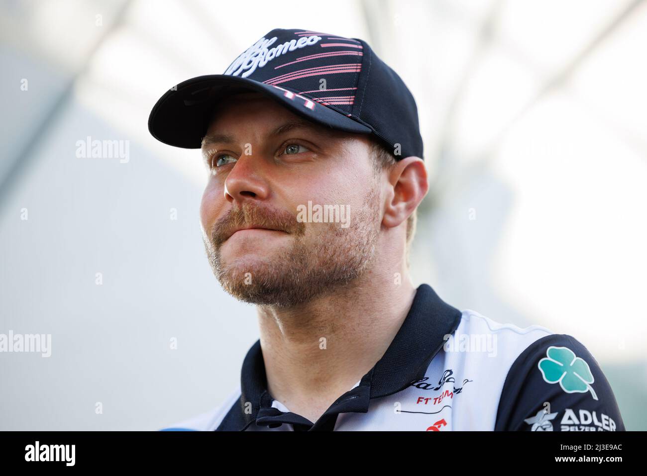 MELBOURNE, AUSTRALIA, circuito Albert Park Grand Prix, 7. Aprile: Valtteri Bottas (fin) del team Alfa Romeo durante il Gran Premio di Formula uno australiano sul circuito Albert Park Grand Prix 7. Aprile, 2022. Foto Stock