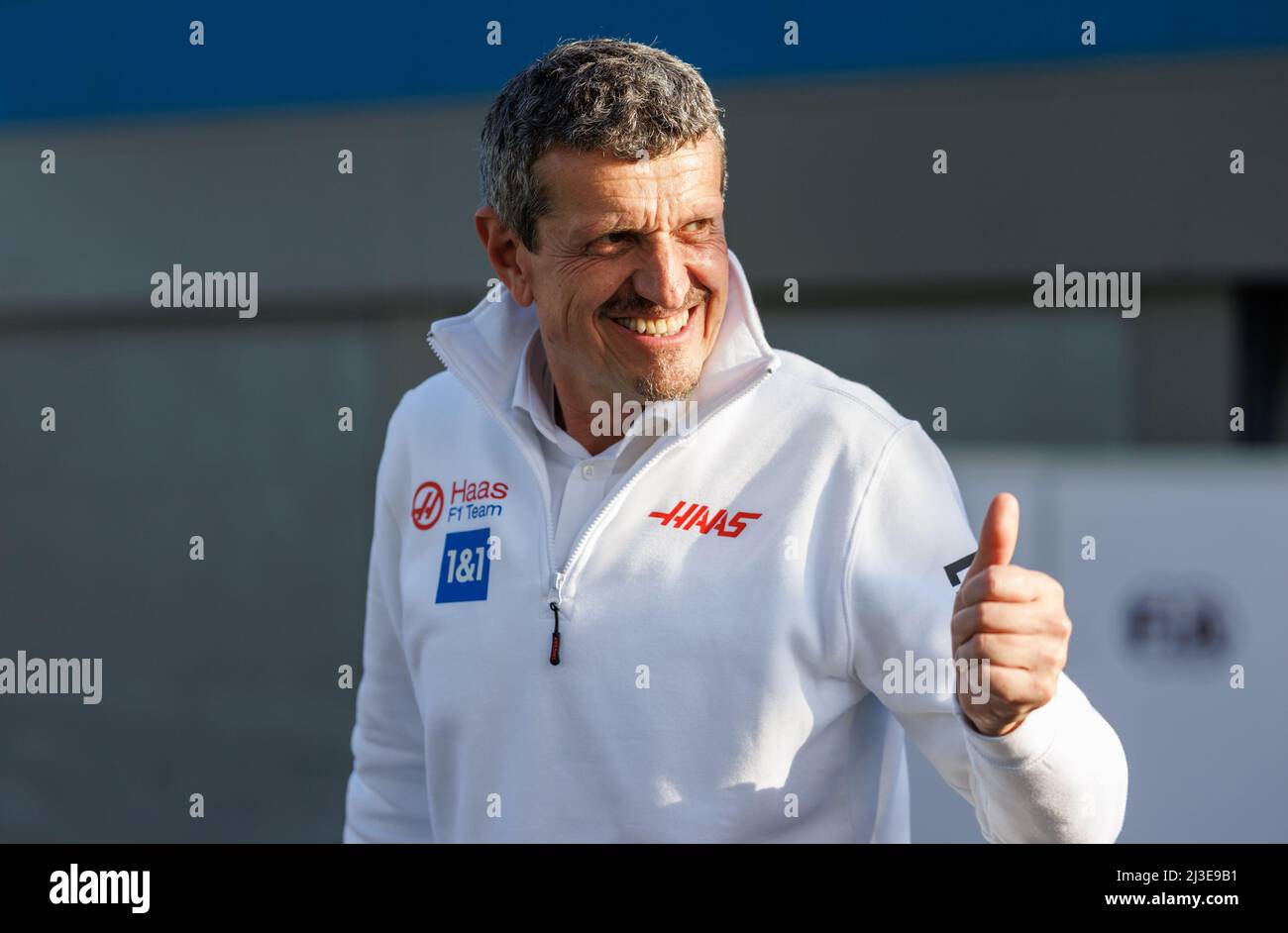 MELBOURNE, AUSTRALIA, circuito Albert Park Grand Prix, 7. Aprile: Guenther Steiner, Team Principal per Haas durante il Gran Premio di Formula uno australiano al circuito Albert Park Grand Prix su 7. Aprile, 2022. Foto Stock