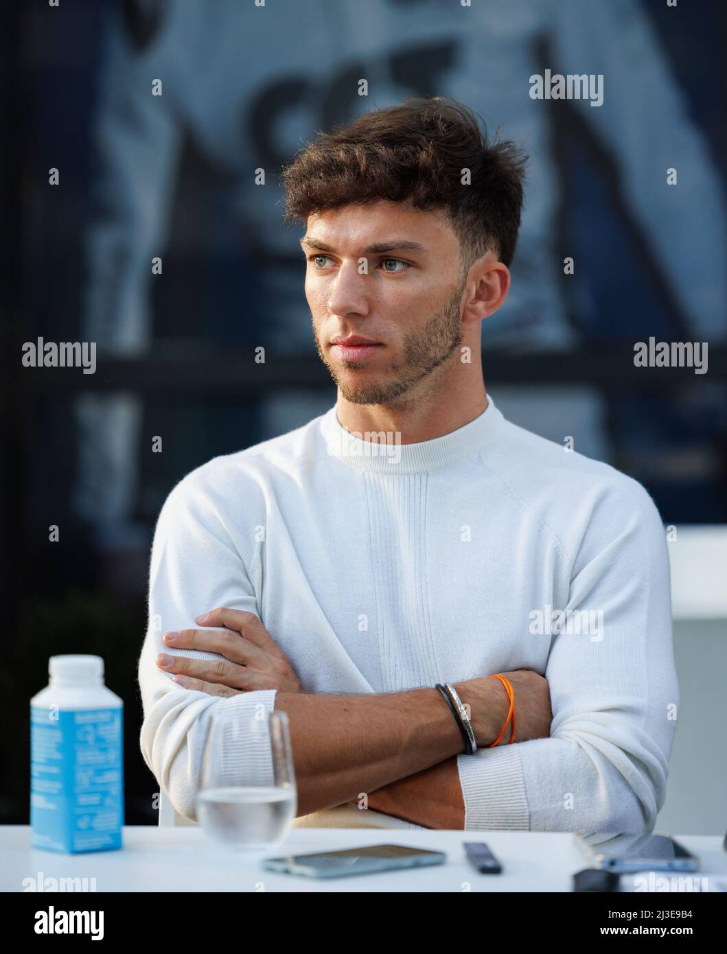 MELBOURNE, AUSTRALIA, circuito Albert Park Grand Prix, 7. Aprile: Pierre Gasly (fra) del team AlphaTauri durante il Gran Premio di Formula uno australiano al circuito Albert Park Grand Prix 7. Aprile, 2022. Foto Stock