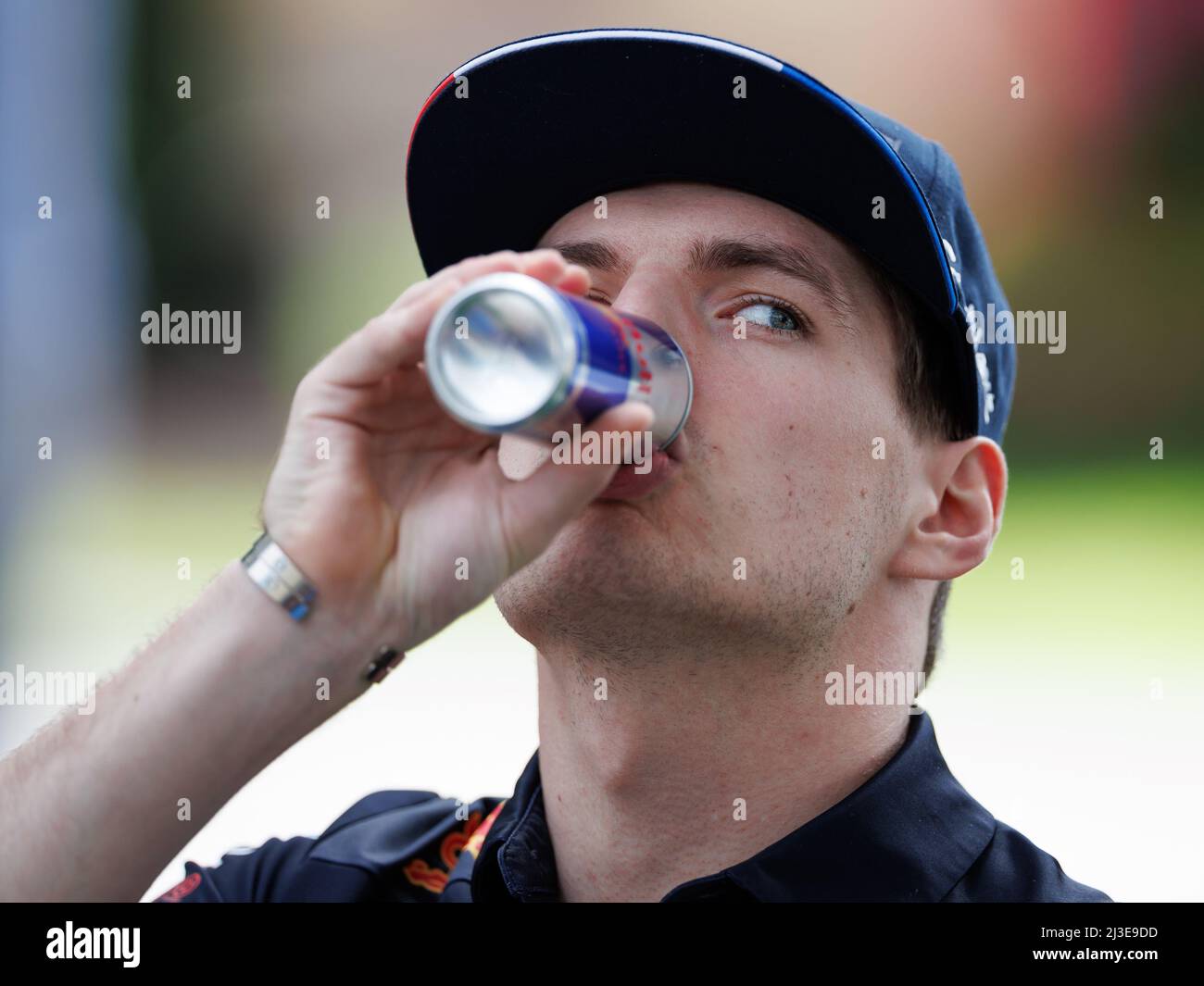 MELBOURNE, AUSTRALIA, circuito Albert Park Grand Prix, 7. Aprile: Max Verstappen (NED) del team Red Bull durante il Gran Premio di Formula uno australiano sul circuito Albert Park Grand Prix 7. Aprile, 2022. Foto Stock