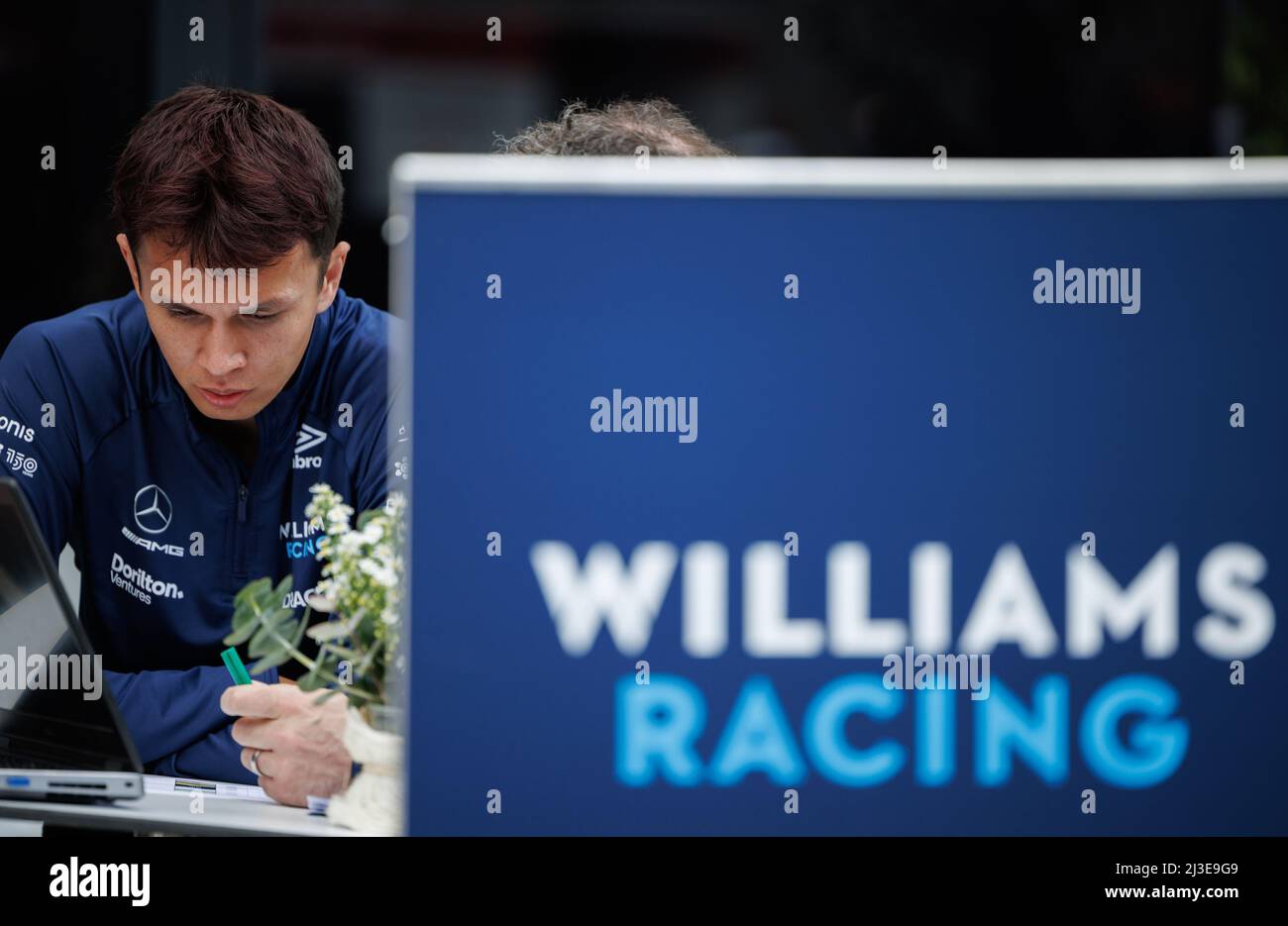 MELBOURNE, AUSTRALIA, circuito Albert Park Grand Prix, 7. Aprile: Alexander Albon (THA) del team Williams durante il Gran Premio di Formula uno australiano al circuito Albert Park Grand Prix su 7. Aprile, 2022. Foto Stock
