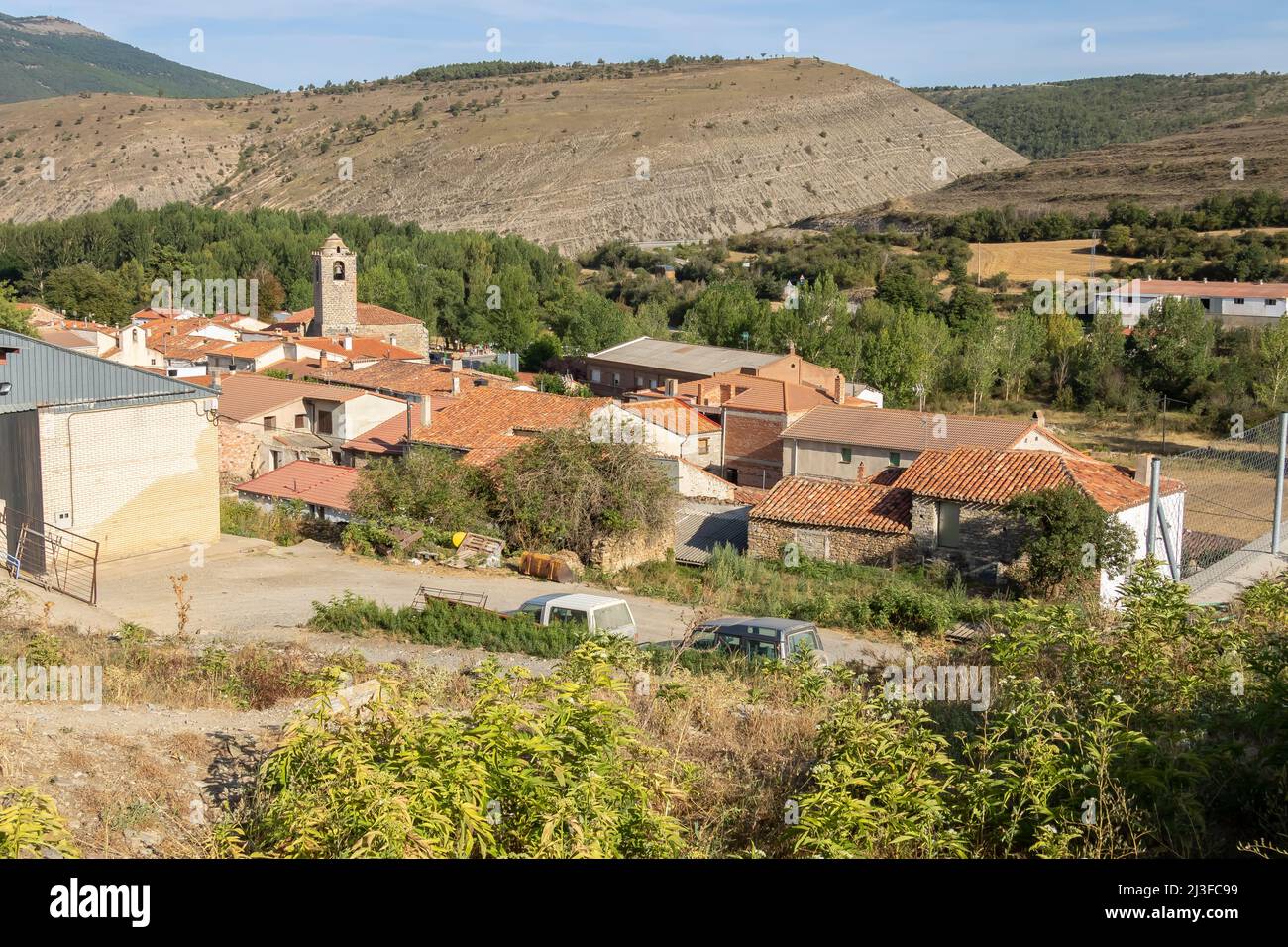 Villar del Rio è una cittadina della provincia di Soria, in Spagna Foto Stock