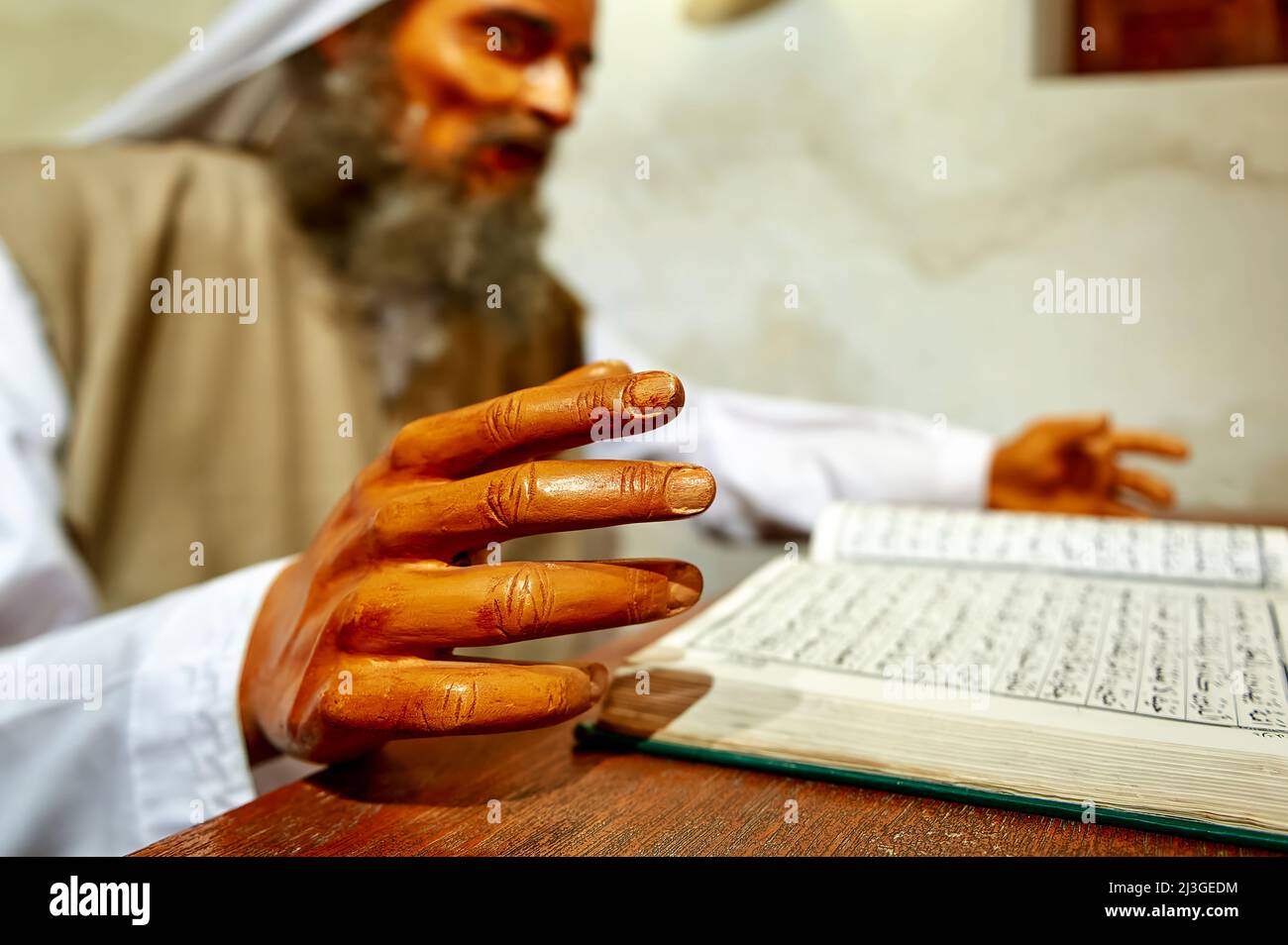 Dubai. EMIRATI ARABI UNITI. Al-Ahmadiya, la prima scuola di Dubai (1912). Foto Stock