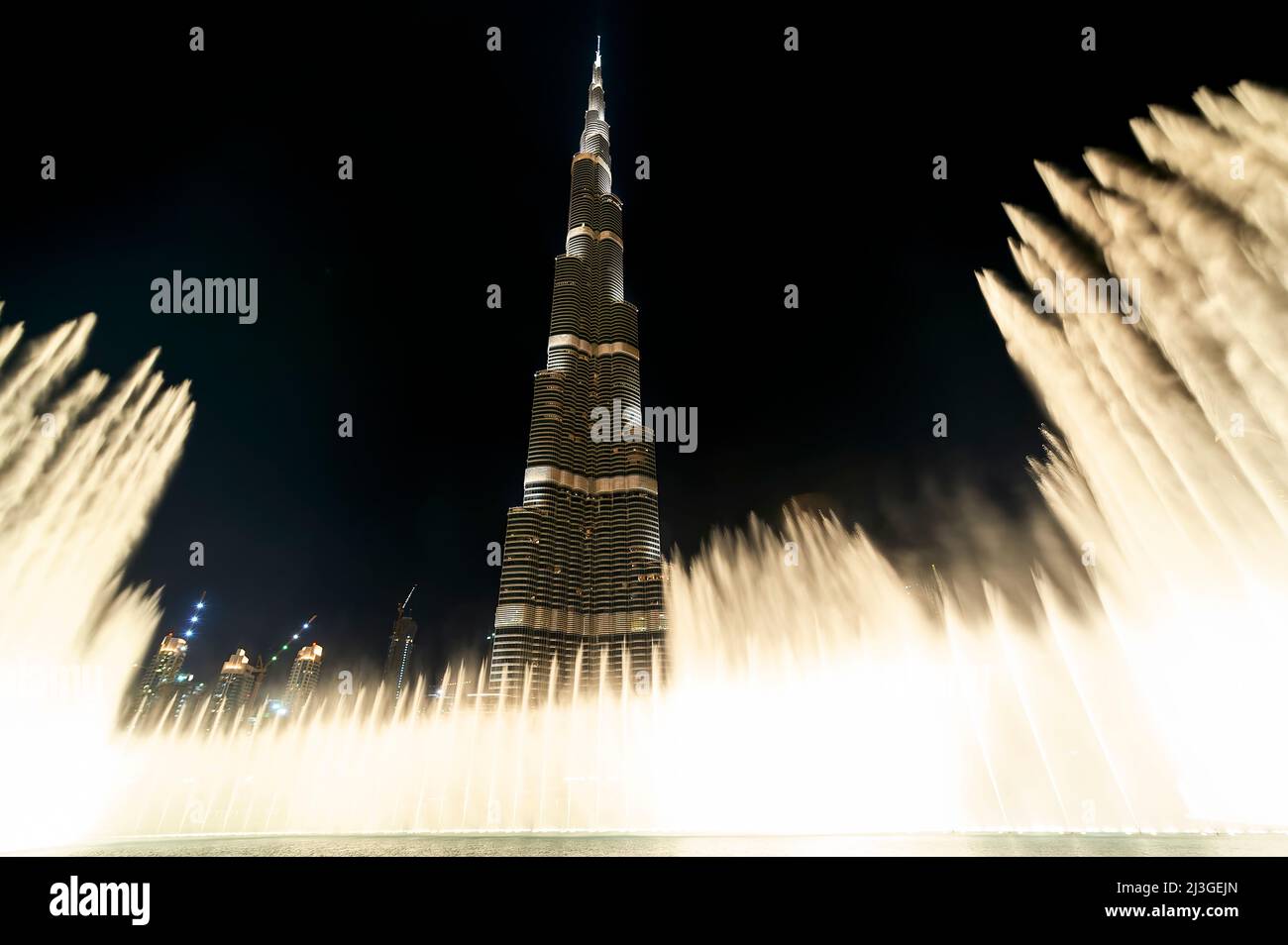 Dubai. EMIRATI ARABI UNITI. Burj Khalifa Foto Stock