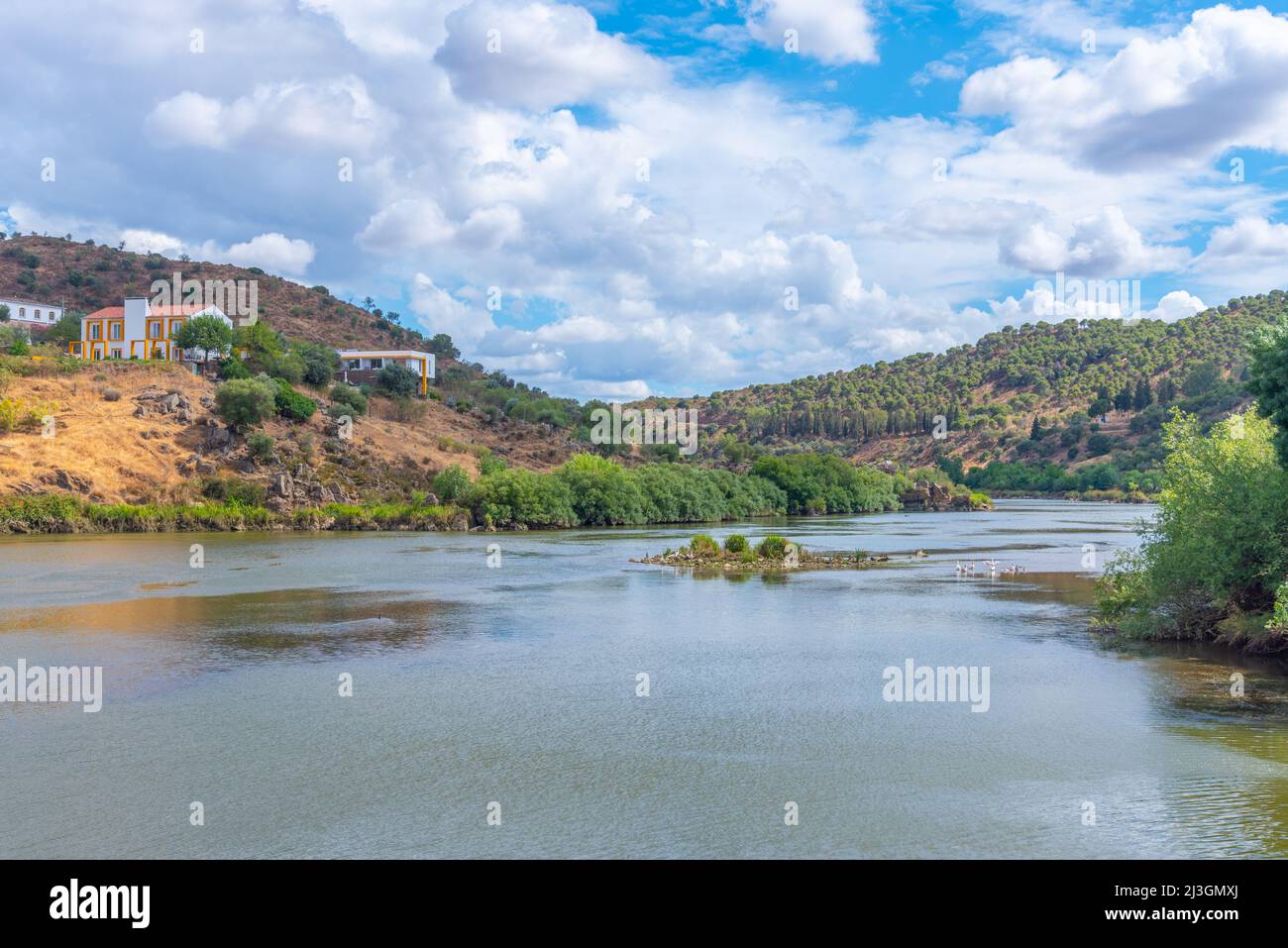 Parco naturale vale do Guadiana in Portogallo. Foto Stock