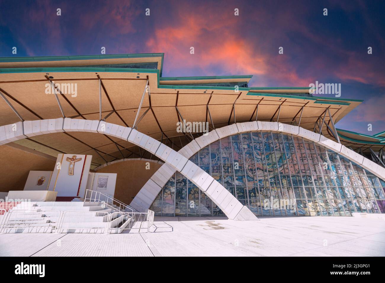 Santuario di San Pio (padre pio) di Pietrelcina, san giovanni rotondo, Italia Foto Stock