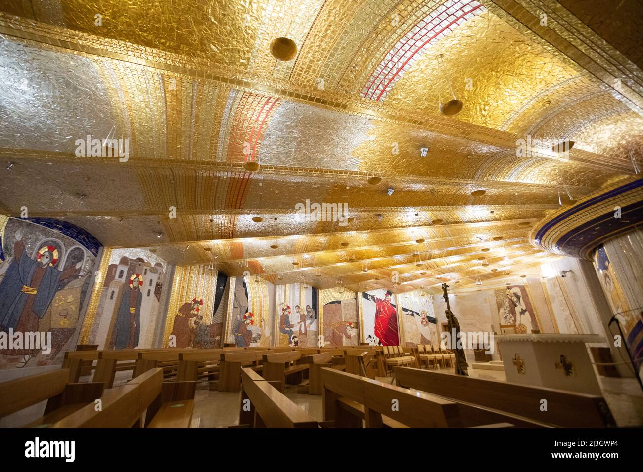 Santuario di San Pio (padre pio) di Pietrelcina, san giovanni rotondo, Italia Foto Stock