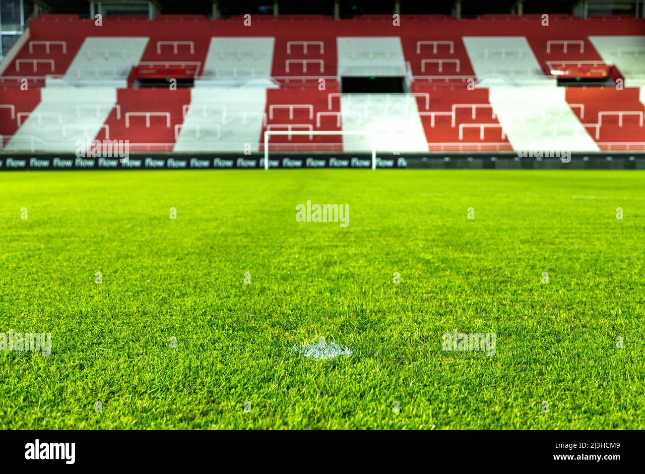 Vista dello stadio uno di Estudiantes de la Plata dal campo da gioco Foto Stock