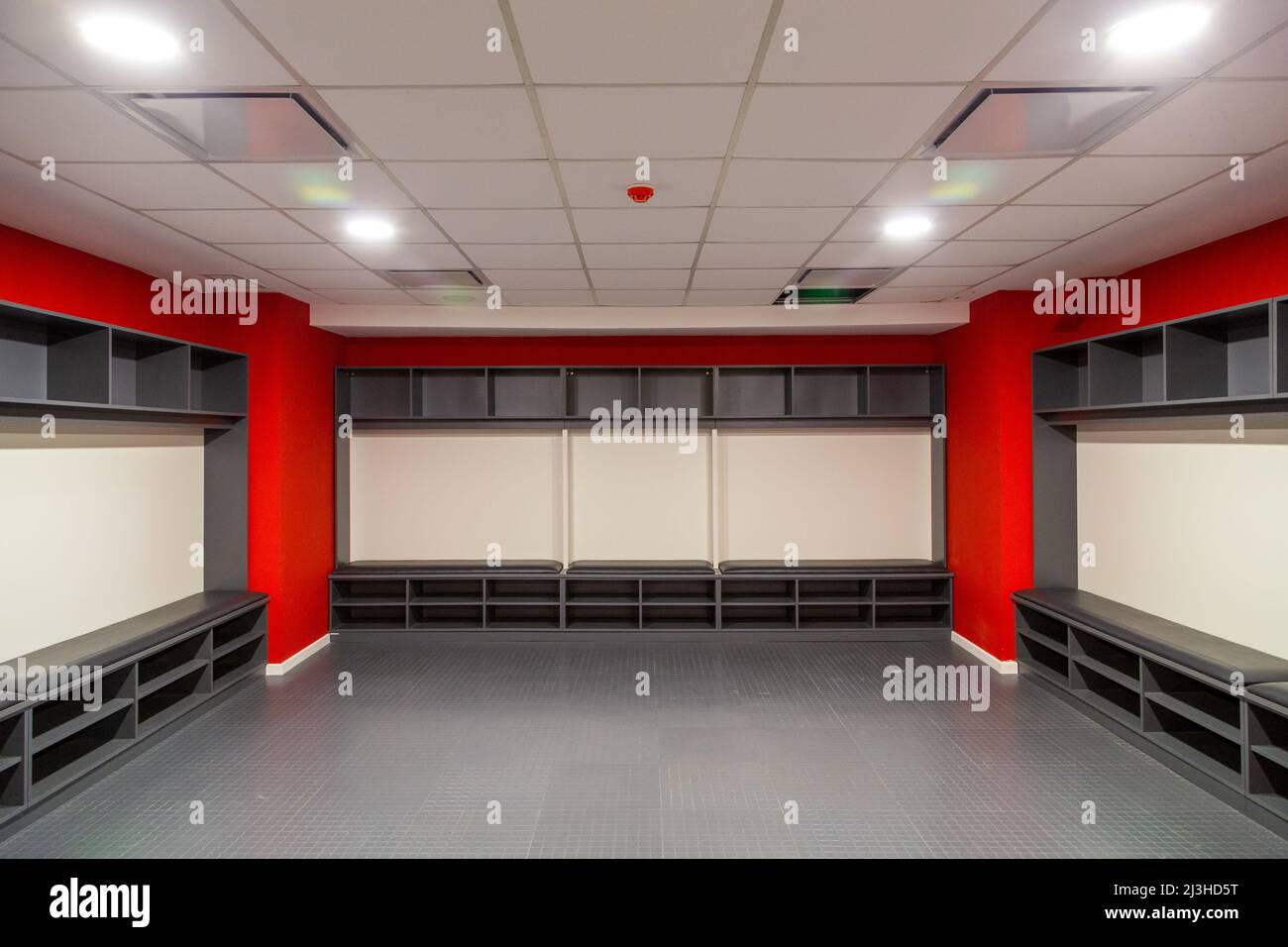 Spogliatoi dello stadio uno di Estudiantes de la Plata Foto Stock